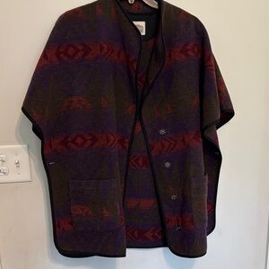 Forever 21 Multicolor Knit Cape